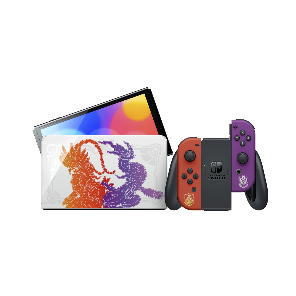 CONSOLE NINTENDO SWITCH MODELE OLED : EDITION LIMITEE POKEMON ECARLATE ET POKEMON VIOLET image number 0